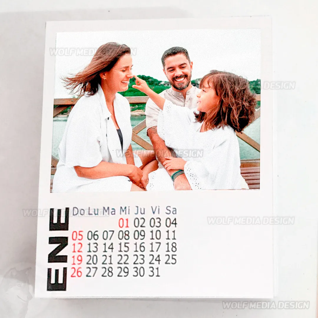 Foto Polaroid Calendario Imantado